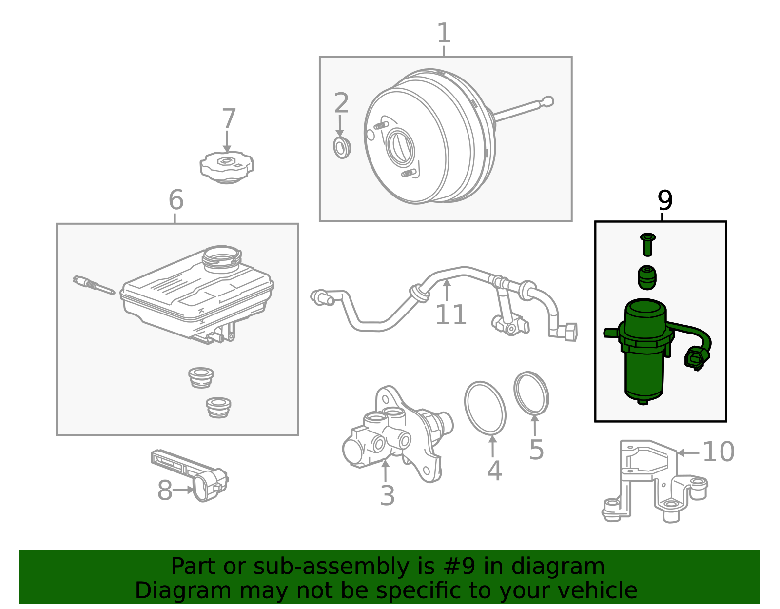84489853 - High-Quality Power Brake Booster Pump Assembly for 2014-2019 ...