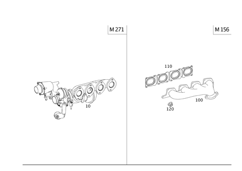 Exhaust Manifold for 2013 Mercedes-Benz C 250 #0