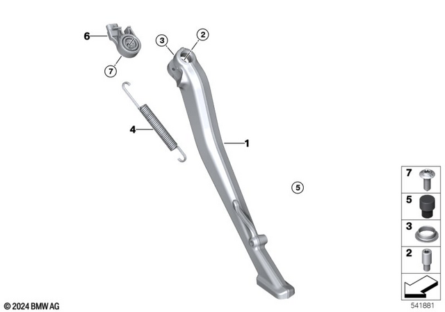 46531638616 - : Side Stand for BMW-Motorrad Image