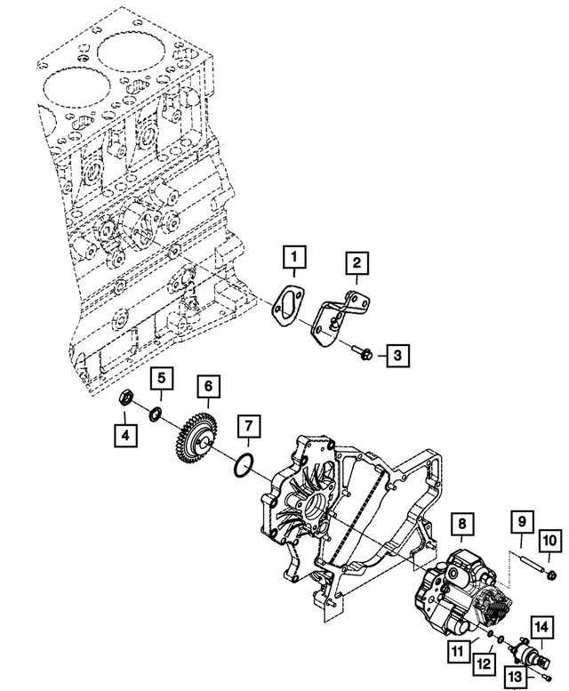 5086769AA - Fuel: Nut, Mounting for Mopar Image