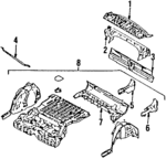 53130GA171 - Body: Package Tray for Subaru: XT Image