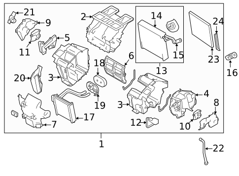 Condenser, Compressor & Lines for 2015 Nissan Quest #2