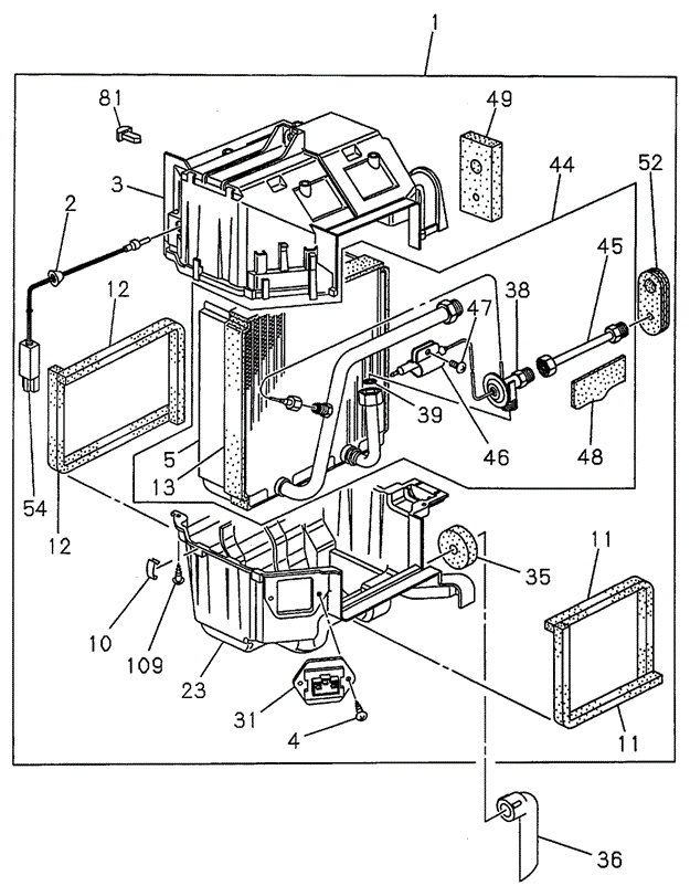 A/C Evaporator (TO:9807) for 2002 Honda Passport #0