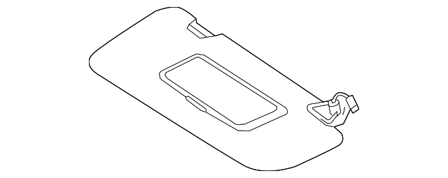 Genuine Sun-Visor - 96401-4BA3E | NissanParts.cc | Nissan Parts Store