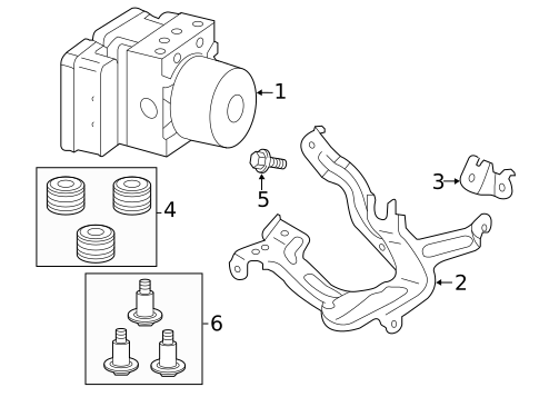 ABS Components for 2016 Honda CR-Z #0