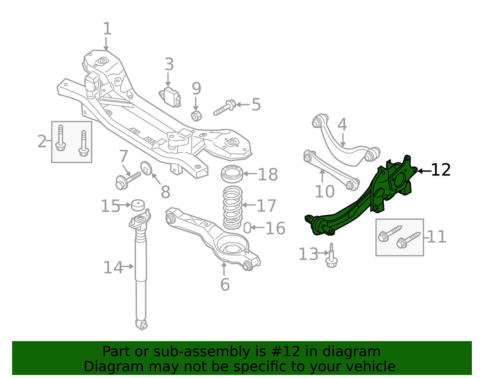 BBM4-28-200B - Trailing Arm - 2010-2013 Mazda 3 | Mazda Parts Factor