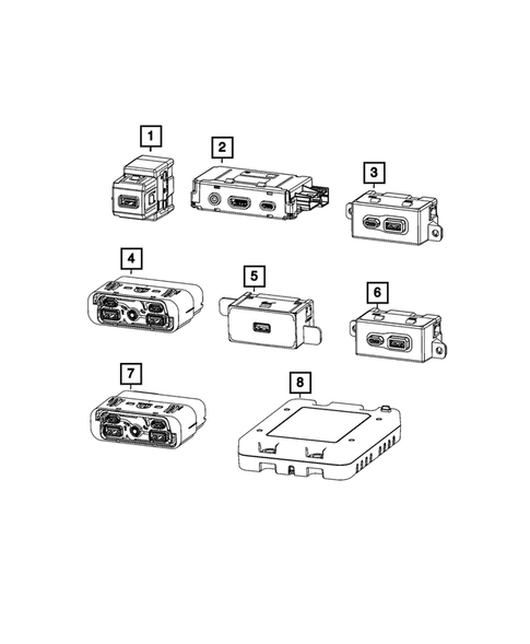 Power Distribution, Fuse Block, Junction Block, Relays and Fuses for 2024 Chrysler Voyager #3