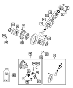 68677294AA - Differential and Drive Line: Pinion Nut for Mopar Image