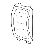 F2UZ18978B - Body: Speaker Grille for Ford: E-150 Econoline, E-150 Econoline Club Wagon, E-250 Econoline, E-350 Econoline, E-350 Econoline Club Wagon, Econoline Super Duty Image