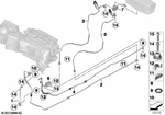 64539232461 - : Pressure Hose Assembly for BMW Image