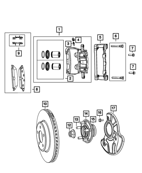 Front Brakes for 2022 Dodge Challenger #2