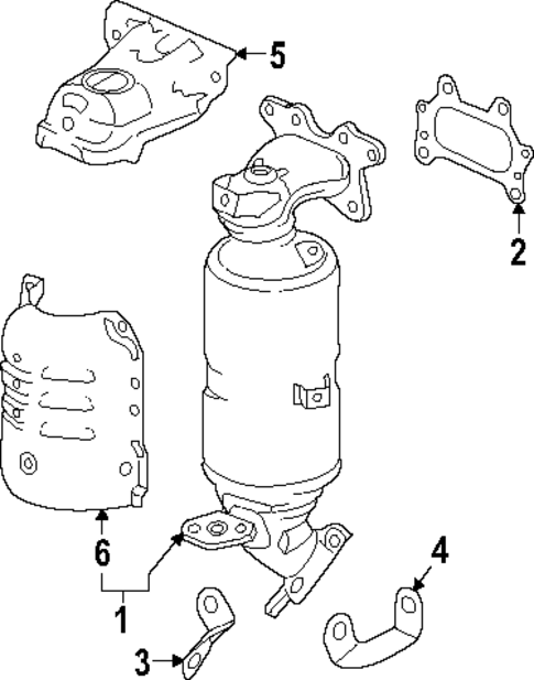 Exhaust Manifold for 2024 Honda CR-V #0