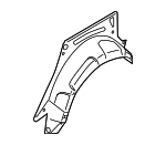 31218282 - Body: Wheelhouse for Volvo: S40, V50 Image