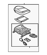 882004C090AN3 - Body: Cushion Assembly for Kia: Optima Image