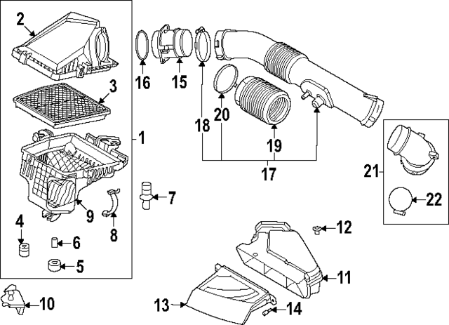 28110HB400 - : Air Cleaner Assembly for Hyundai Image