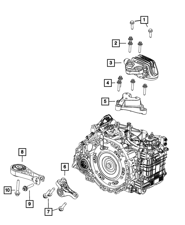 6513182AA - Transmission: Hex Flange Head Bolt for MOPAR Image