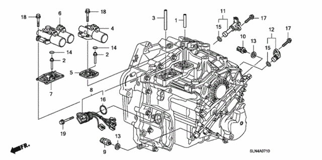 AT Solenoid for 2007 Honda Fit #0