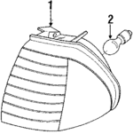 F23Z13200A - Electrical: Park Lamp for Ford Image
