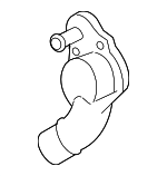 12590758 - Cooling System: Thermostat Housing for Cadillac: XLR Image