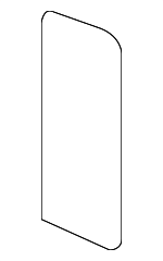 78031SDAA90 - Body: Air Bag Label for Honda: Accord, Accord Crosstour, Civic, CR-V, CR-Z, Crosstour, Element, Fit, HR-V, Insight, Odyssey, Pilot, Ridgeline Image