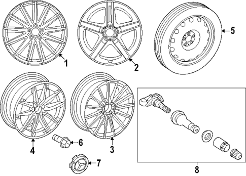 WHEELS for 2021 Mercedes-Benz GLA 35 AMG&reg; #1