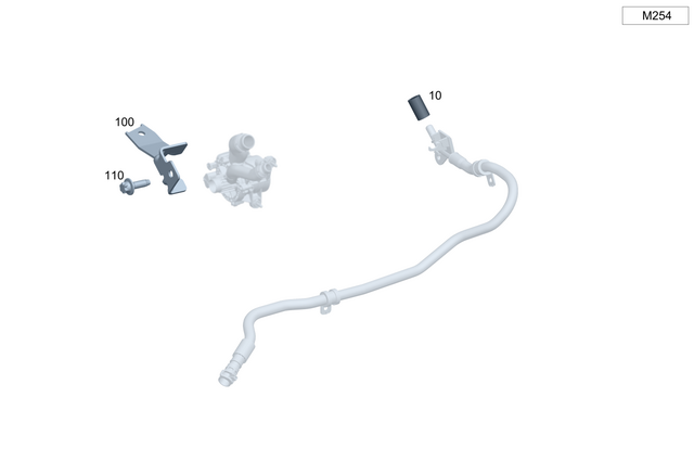 2569980000 - Major Assembly Detachable Parts: Stop Plug for Mercedes-Benz: 350SD, E350, S500, S580e Image image