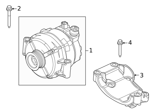 Alternator for 2018 Ford F-250 Super Duty #1