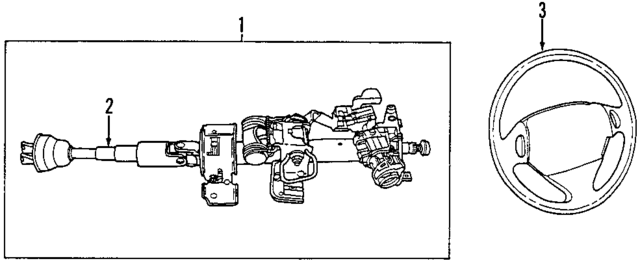 4690543AJ - Steering: Steering Column for Mopar Image