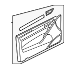 5K4867022EM0X - Body: Door Trim Panel for Volkswagen: Golf, Golf R Image