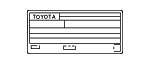 112980V160 - Body: Emission Label for Toyota Image image