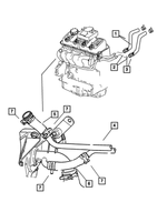 6503422 - Air Conditioning &amp; Heater: Supply Hose Clamp for Mopar Image