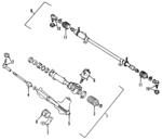 MB636225 - Steering: Steering Gear for Mitsubishi Image