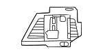 1928852000 - Body: Radar Sensor Bracket for Mercedes-Benz Image