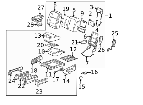 Power Seats for 2007 Chevrolet Uplander #1