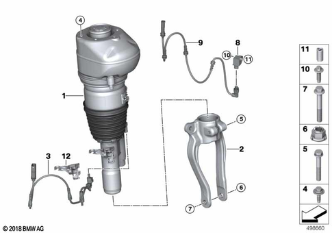 Front Axle Suspension for 2021 BMW BMW ALPINA B7 #2