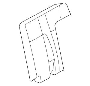 89043399 - : Seat Back Pad for Saab: 9-7x Image