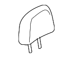 89046060 - Body: Headrest Pad for Saab: 9-7x Image
