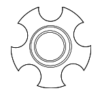 4260342060 - Suspension: Center Cap for Toyota: RAV4 Image