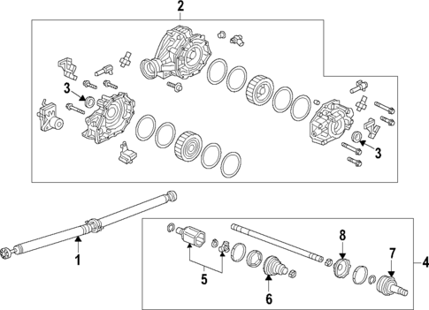 Axle Shafts & Joints for 2025 Acura RDX #0