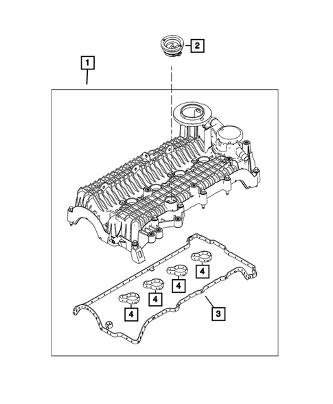 Cylinder Head for 2021 Fiat 500X #1
