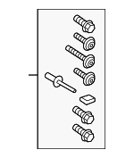 V04017001G - : Fender Mount Kit for Audi: Q7, SQ7 Image