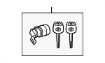 690550C010 - Body: Tailgate Lock for Toyota Image
