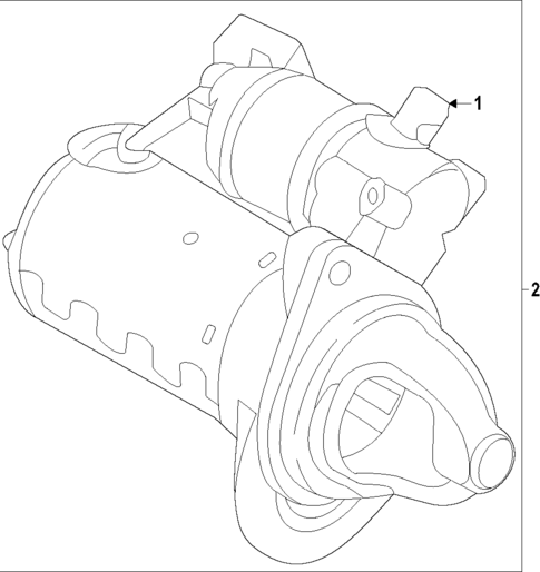 Starter for 2024 Genesis GV70 #1