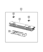 6QL41LC5AB - Interior Trim: Storage Bin for Ram: 2500, 3500 Image