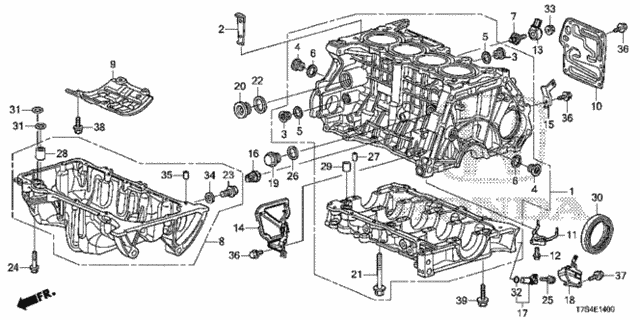 Cylinder Block - Oil Pan for 2019 Honda HR-V #0
