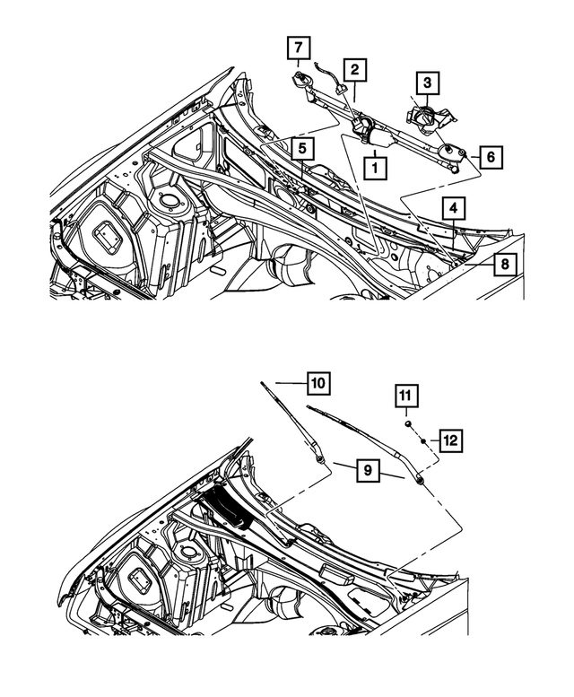 68040243AD - Electrical: Cowl Mucket for Mopar Image
