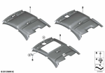 51447351228 - Vehicle Trim: Headlining for BMW: 228i, 228iX, 230i, 230iX, M2, M235i, M235iX, M240i, M240iX Image image