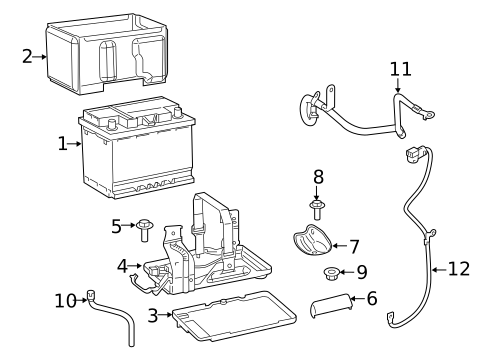 Battery for 2020 Jeep Renegade #0