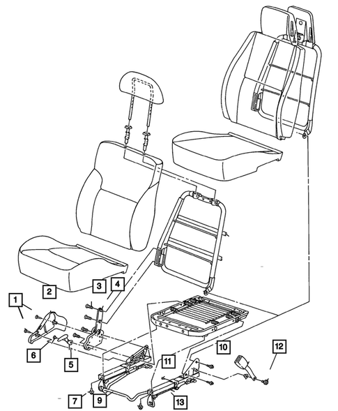 Adjusters, Covers, Shields, and Risers for 2003 Dodge Neon #0