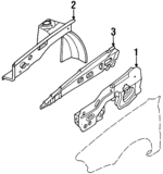 75101D3030 - : Front Side Member for Nissan Image